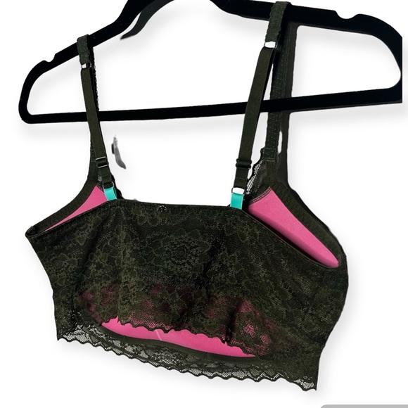 Pink Victoria Secret Push-Up Lace Bralette Bra - Picture 4 of 6